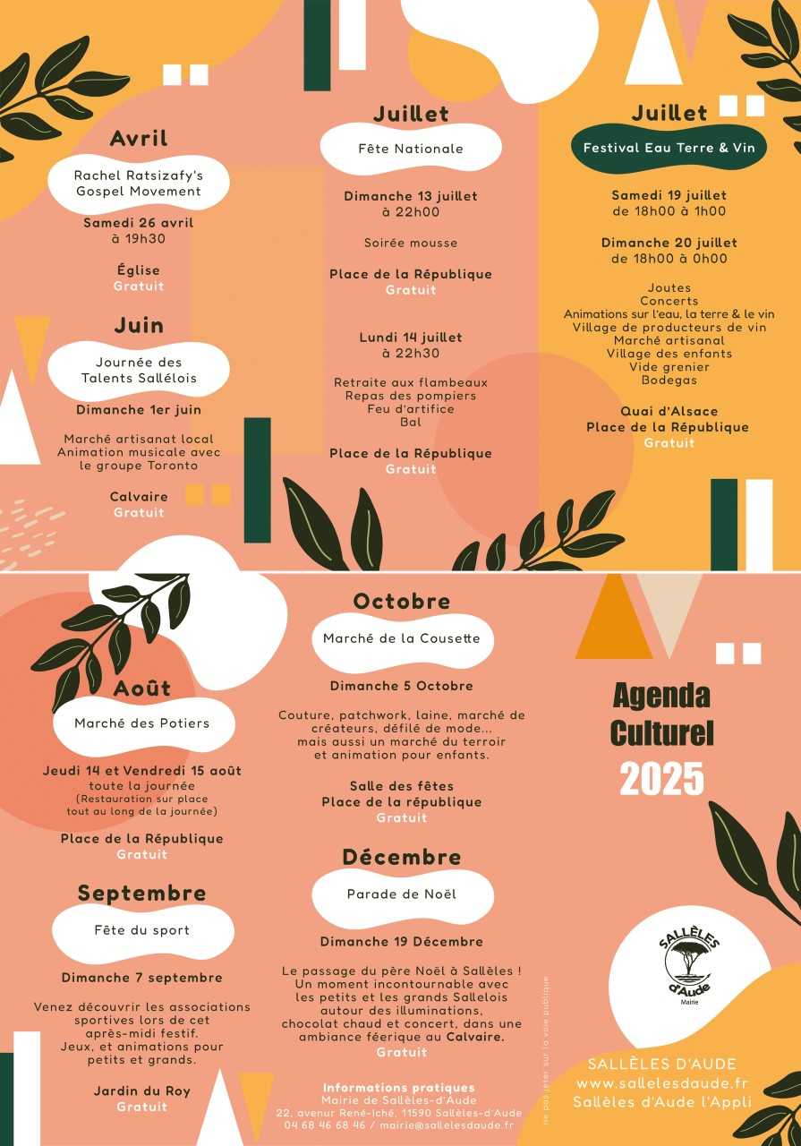 Agende culturel 2025